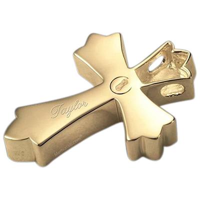 Cathedral Cross Cremation Pendant IV